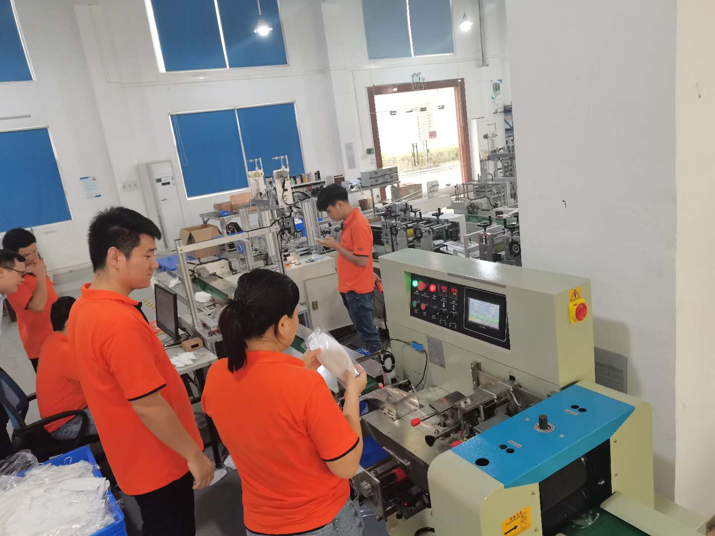 无纺布鱼型口罩CCD视觉检测系统  口罩检测系统  CCD口罩检测  无纺布口罩检测