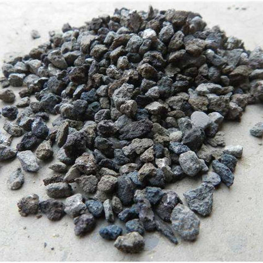 长期供应青岛海绵铁 锅炉水净化除氧用海绵铁滤料厂家  万盛净水  海绵铁厂家