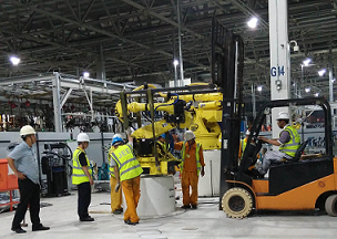 北京汽车焊装生产线搬迁及安装  设备吊装  设备安装