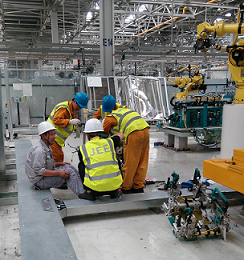 北京汽车焊装生产线搬迁及安装  设备吊装  设备安装