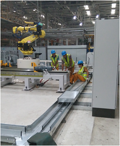 国内某汽车分公司汽车焊装生产线拆解、搬迁、安装服务  设备安装  设备吊装  设备搬运