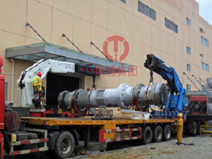 明通集团为国内某工厂日本进口工业窑炉安装服务  设备安装  设备吊装