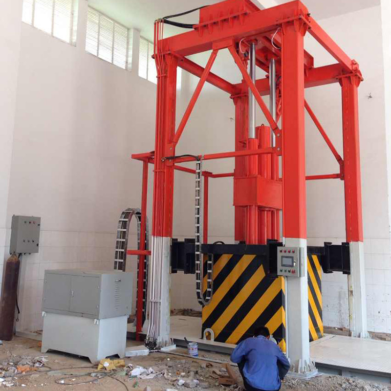 欢迎河南周口客户咨询垂直式垃圾压缩式转运站  乡镇生活垃圾站设备  8方垃圾压缩转运站  垃圾站压缩设备报价