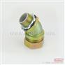 铁镀镍45度软管连接器/蛇皮管接头NPT1/2-NPT2