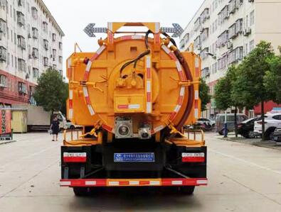 东风国六蓝牌6方 下水道疏通吸污车&nbsp;&nbsp;国六蓝牌吸污车&nbsp;&nbsp;6方下水道疏通吸污车&nbsp;&nbsp;东风6方吸污车