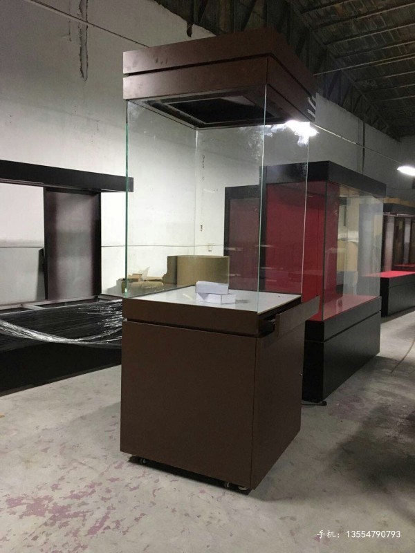 佛山三水博物馆展柜定做-侧开门博物馆独立柜尺寸  佛山博物馆展柜厂家