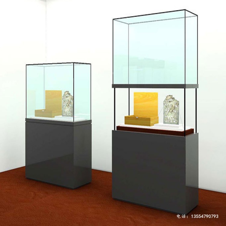 成都博物馆电动升降展柜厂-遥控升降博物馆展柜  成都博物馆展柜厂