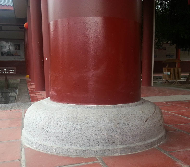 寺庙祠堂柱脚石柱顶石花岗岩芝麻白柱础柱基石雕花  寺庙柱脚石  花岗岩柱基石  祠堂柱子包边石