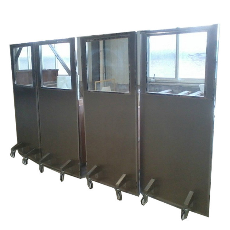 湖北省黄冈市医用铅屏风悬挂式铅屏风造型美观