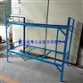 顺德家具圆管上下床工人工地床批发铁板双层床厂家