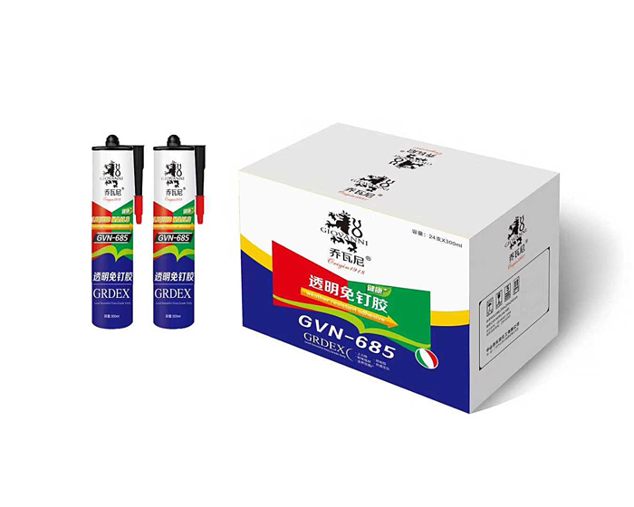 乔瓦尼透明免钉胶300ml强力液体钉木工衣柜家具用  木工胶