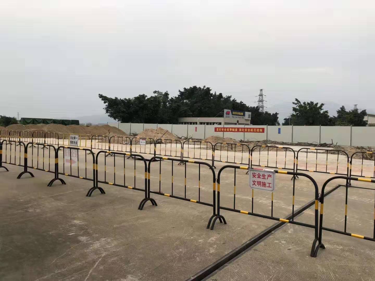 工地施工临时隔离护栏 黄黑铁马围栏 款式尺寸可定制
