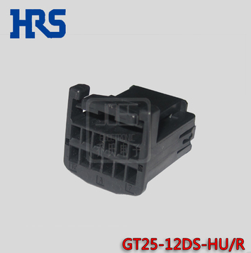 12孔胶壳HRS连接器汽车用GT25-12DS-HU/R  GT25-12DS-HU/R(50)  汽车用HRS连接器  12孔黑胶壳