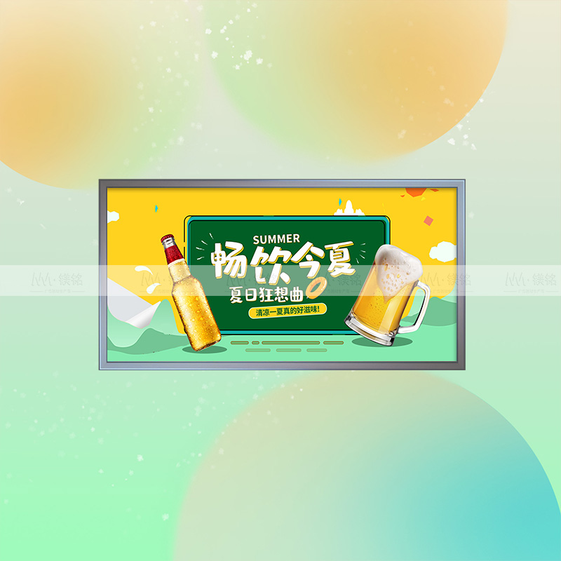 地铁单面拉布卡布灯箱价格实惠  卡布拉布灯箱  广告灯箱