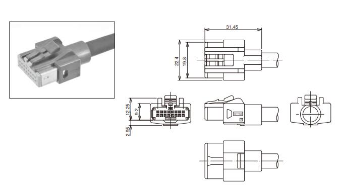 GT17HN-16DS-2C汽车连接器HRS广濑现货  广濑代理