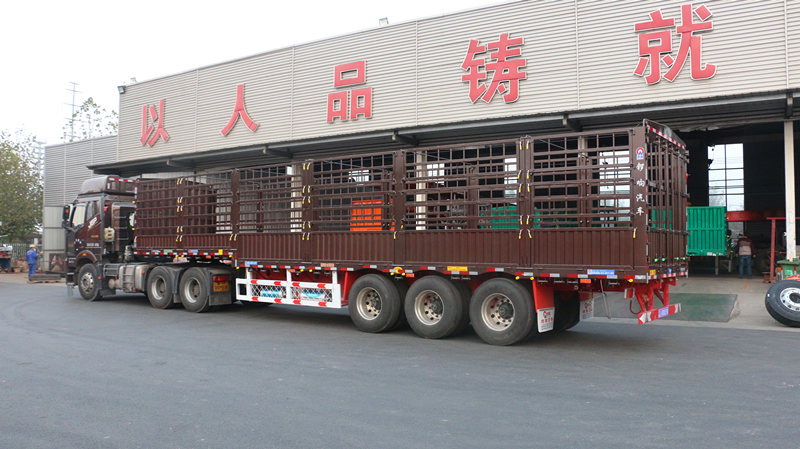 锣响新国标仓栅式半挂车 1.8高栏新国标半挂车 空气悬架