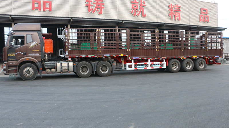 锣响新国标仓栅式半挂车 1.8高栏新国标半挂车 空气悬架