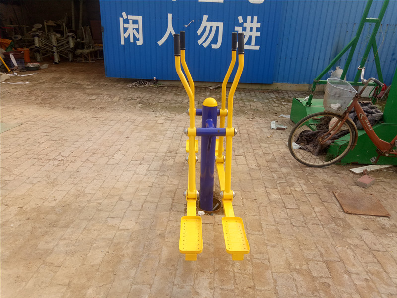 小区健身单柱双人平步机 双人平步机 平步健身骑马机厂家  小区健身双人平步机  户外公园双人平步机