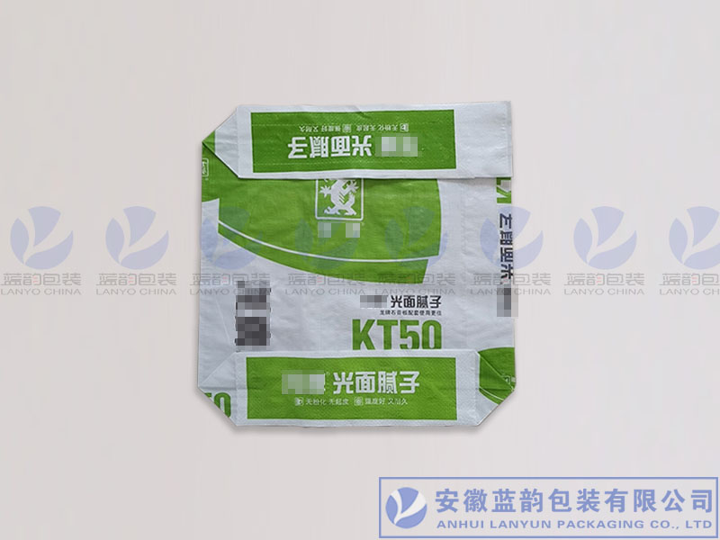 腻子粉阀口袋，阀口编织袋工艺，安徽蓝韵包装厂家直销  腻子粉阀口袋价格  腻子粉编织袋