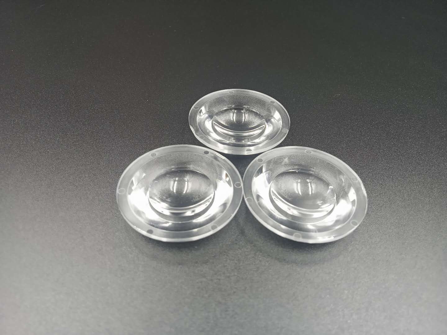 投影LED手电筒透镜小饰品凹面直径37.5mm手电筒透镜LE