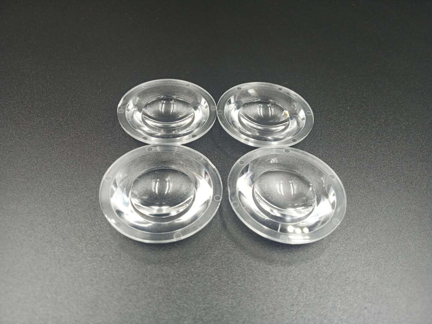 投影LED手电筒透镜小饰品凹面直径37.5mm手电筒透镜LE