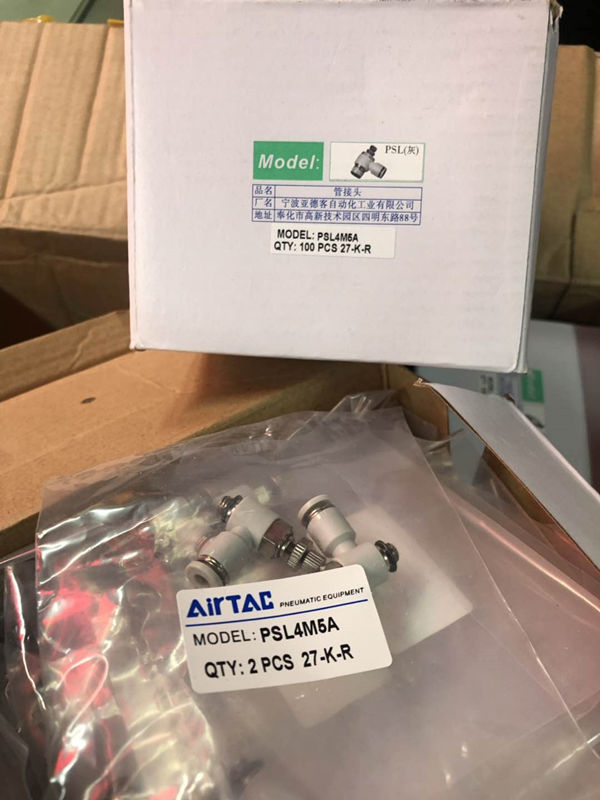 亚德客AirTac节流阀 PSL4M5A原装现货  亚德客AIRTAC  全新原装现货