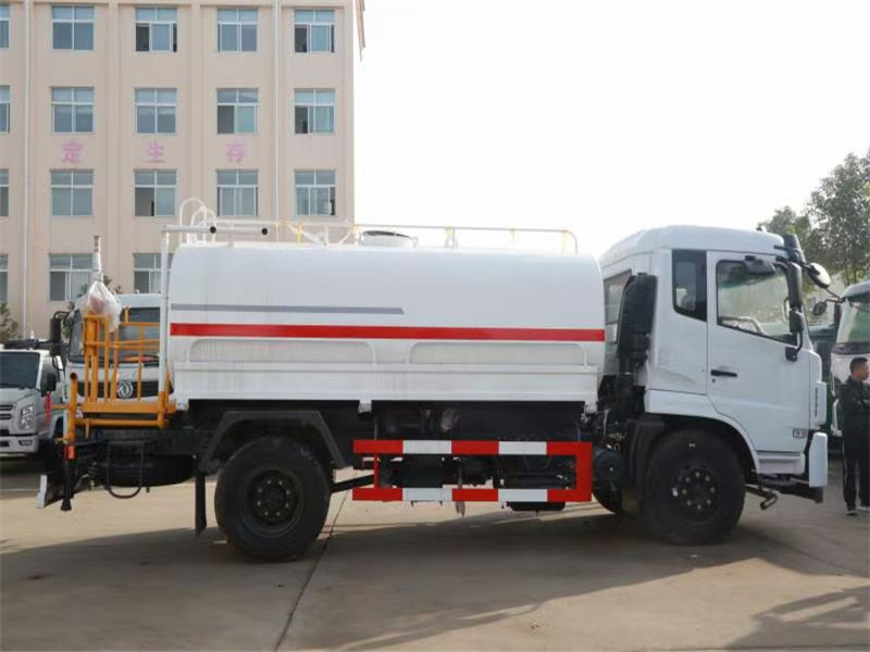 珠海半拖挂式洒水车图片  喷洒车  抑尘车