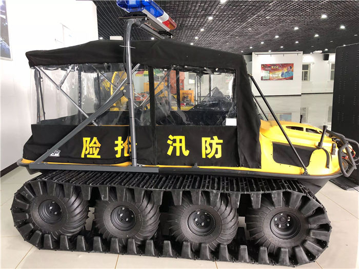 水陆两栖车 可加装车架 浮筒抢险物资运输车  抢险车  五星两栖车