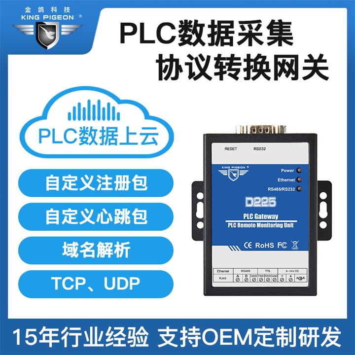 金鸽D225各类PLC程序远程下载调试协议网关厂家  PLC远程调试  协议转换网关
