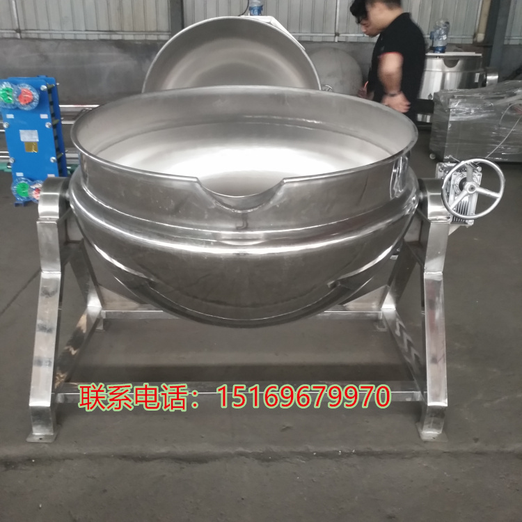 多功能夹层锅，扒鸡卤煮锅，食品蒸煮设备