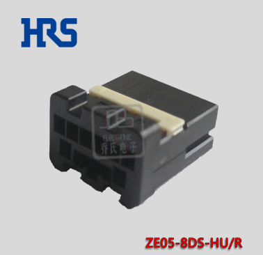车载用广濑连接器ZE05-8DS-HU/R原装8孔胶壳现货库