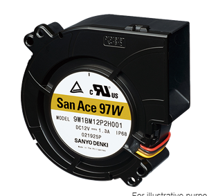 SANYO DENKE sanace三洋9733防水鼓风机  9W1BM24P2H001  sanace97W  9733 防水鼓风机
