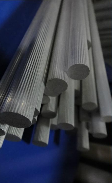 国标直纹拉花铝管6063厚壁空心拉花铝管铝棒  6063厚壁空心铝管