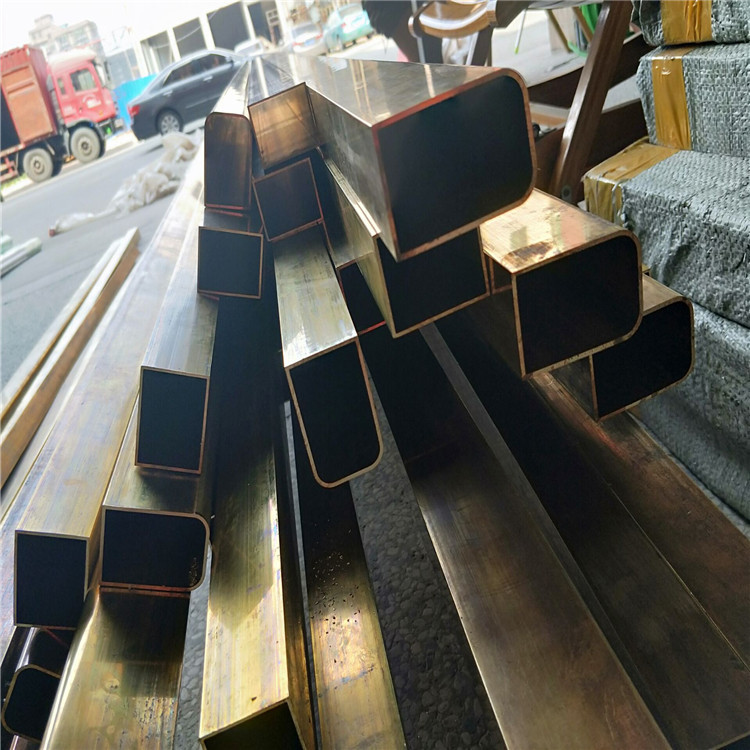 H65黄铜方管 装饰家具把手黄铜方管现货  装饰家具黄铜方管