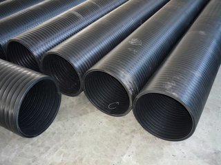 HDPE中空壁塑钢缠绕管报价低  排水管  排污管
