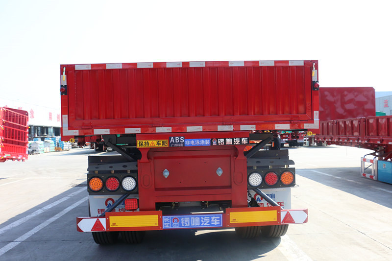 锣响电动侧翻自卸车 轻型半挂车 物流运输车  侧翻车