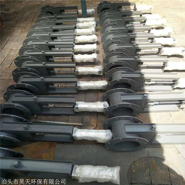400x500手动链条闸板阀 气动插板阀直供