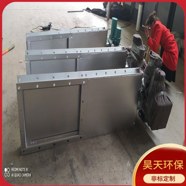 400x500手动链条闸板阀 气动插板阀直供
