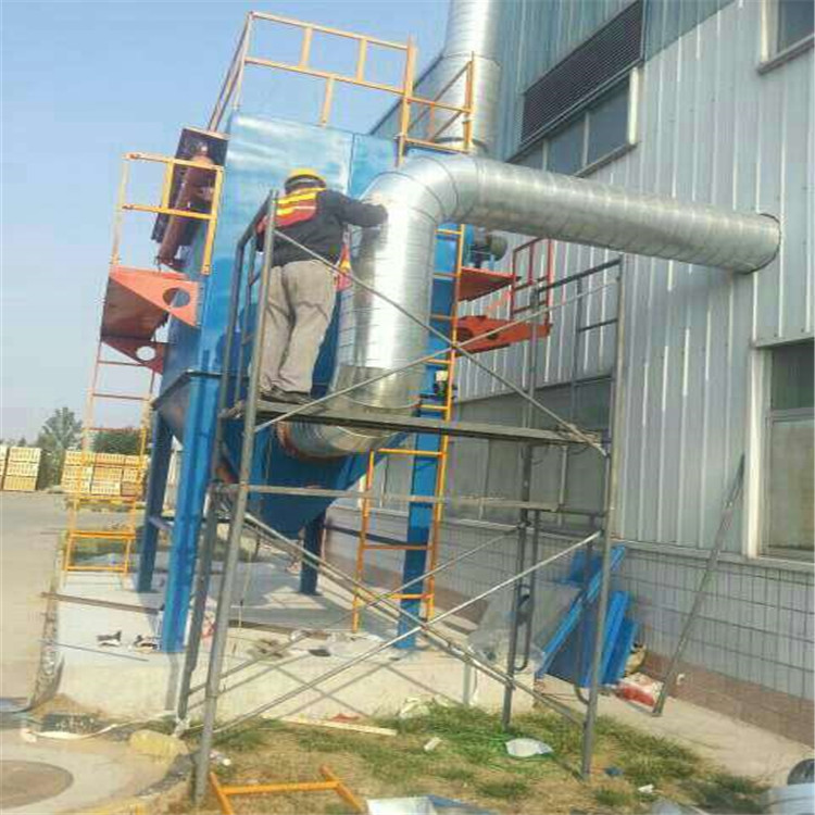 移动布袋除尘器工作原理 单机布袋除尘器 北京华康中天  除尘设备  粉尘净化设备