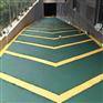 青岛车库止滑坡道地坪施工,停车场防滑坡道施工