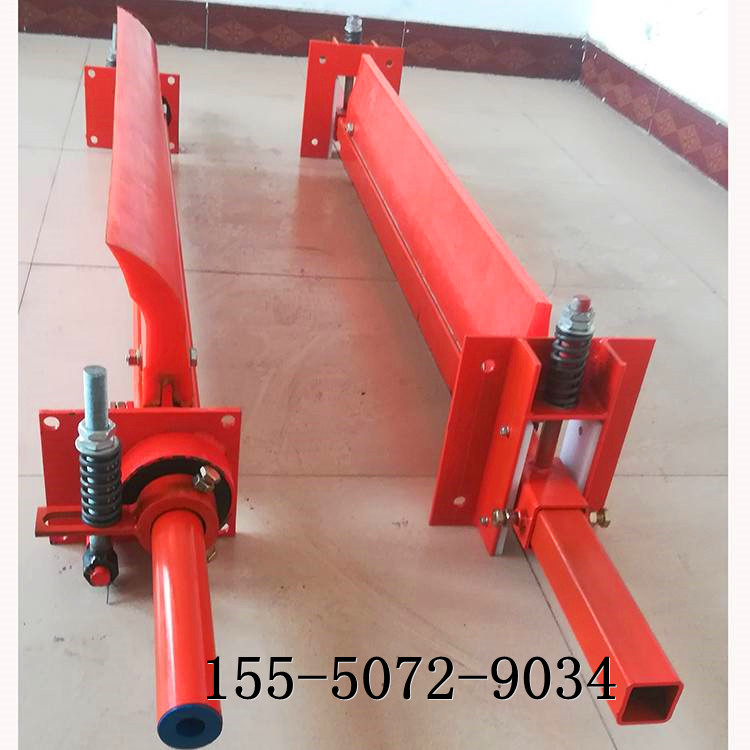 H型聚氨酯头道清扫器无动力滚刷铝合金空段P型V型  清扫器厂家  滚刷清扫器