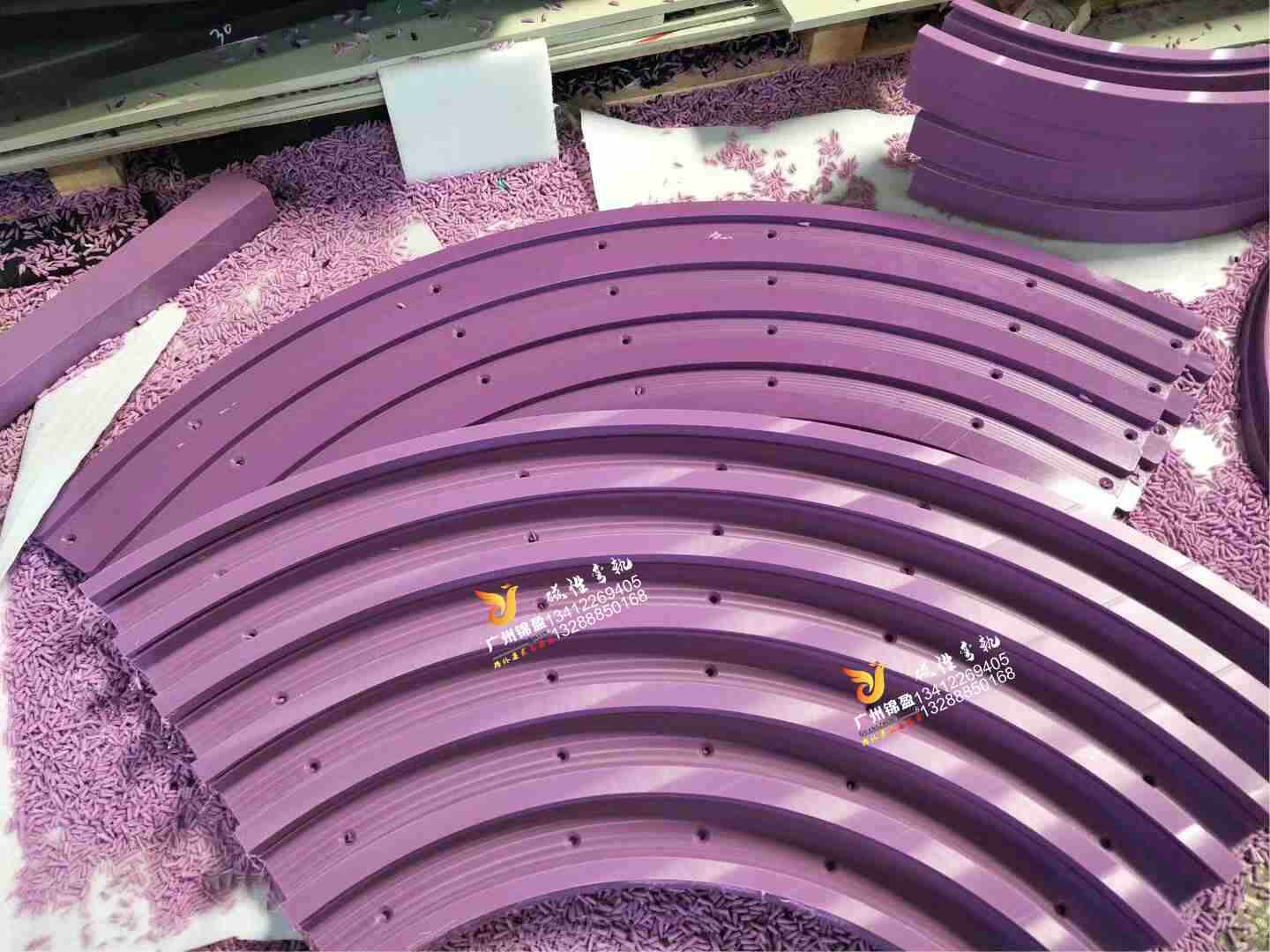 耐磨磁性弯轨  高分子弯轨