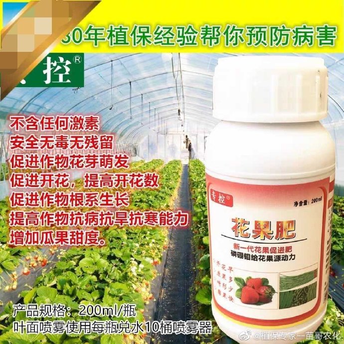 花果肥  促进花芽分化  保花保果治黄叶  提高瓜果座果率