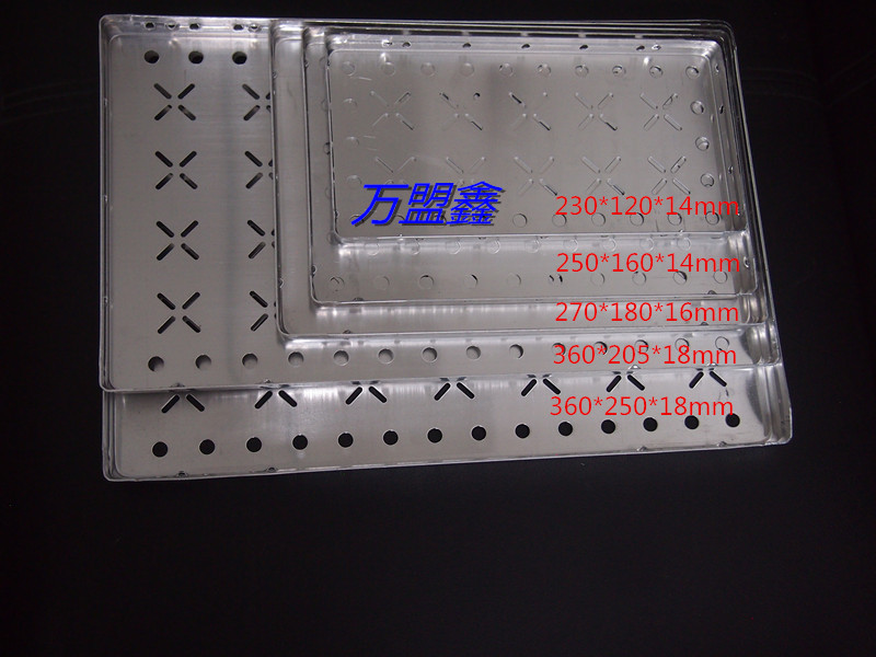 邦定铝盘 SMT，SMD回流焊过炉托盘铝盒 LED料盒料盘  邦定烘烤铝盘  SMT邦定铝盘  邦定铝盒