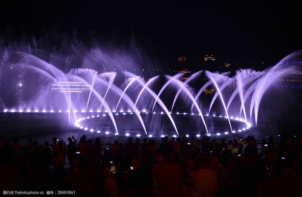 音乐喷泉常用的喷泉水型  水幕电影  水秀