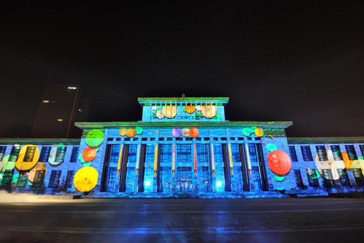 欣琦光影多年生产水幕电影设备经验  水幕激光秀  水幕投影
