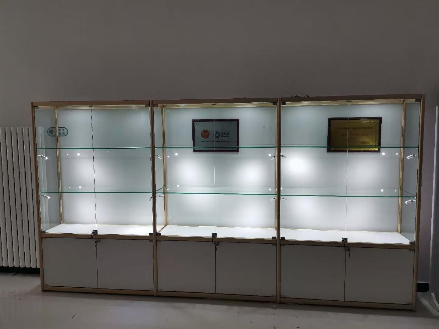 奖杯展示柜办公室样品展柜工艺品展柜  奖杯展柜