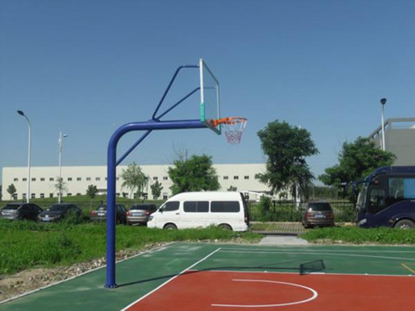 广西田阳单臂移动篮球架使用场所  广西篮球架  百色篮球架  田阳篮球架