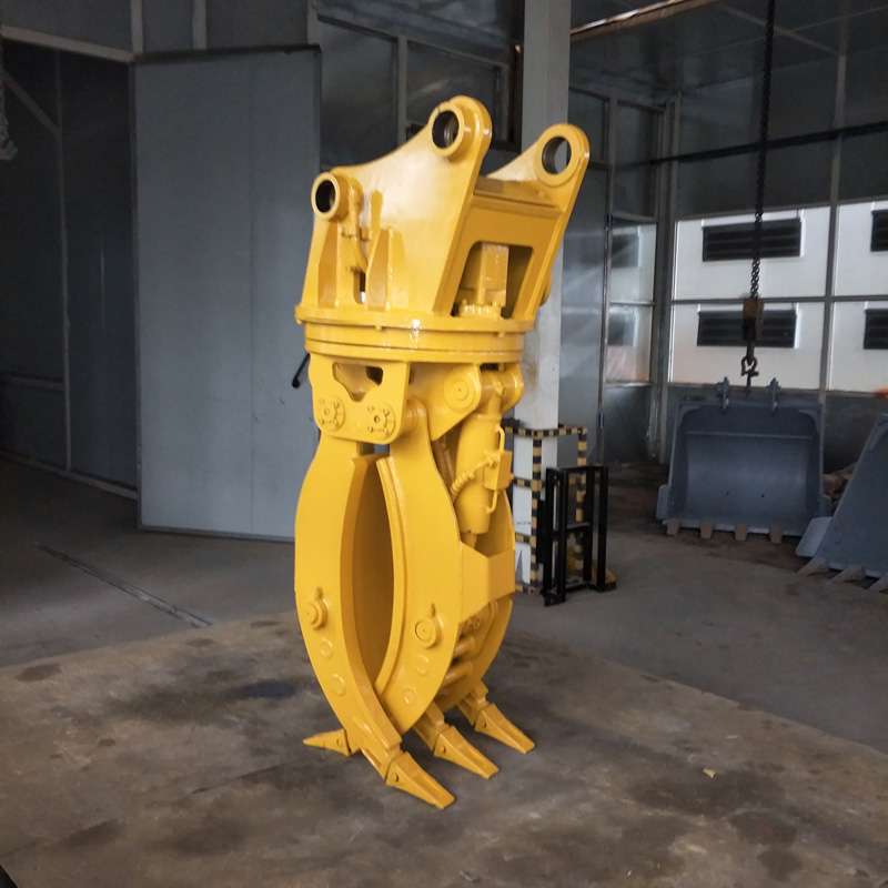 卡特320液压五齿木材抓具  卡特320抓具  五齿木材夹木器  液压旋转抓具