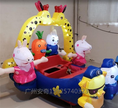 广场室内皆可游玩的电动碰碰车儿童充气式炫彩亮丽  儿童充气炫彩亮丽  广场充气电瓶车